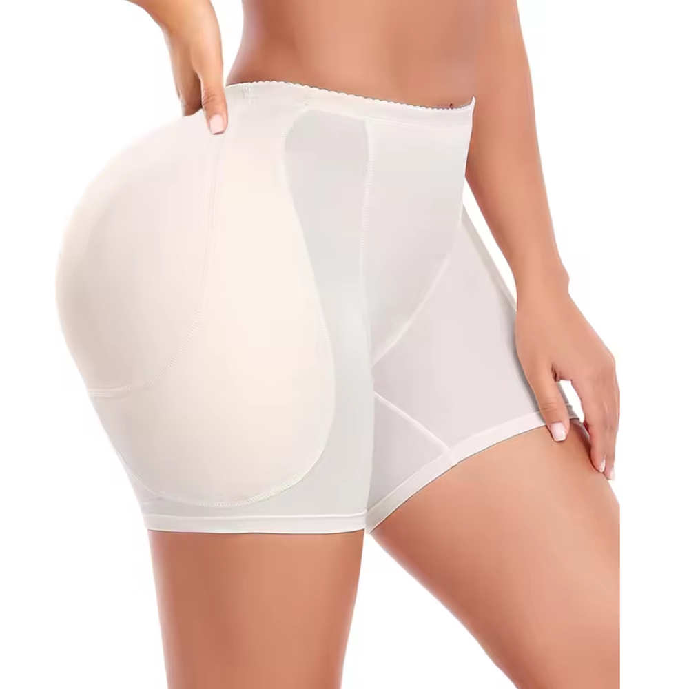 Women’s Padded Booty Lifter Shapewear – Removable 4-Pad Butt Enhancer & Tummy Control